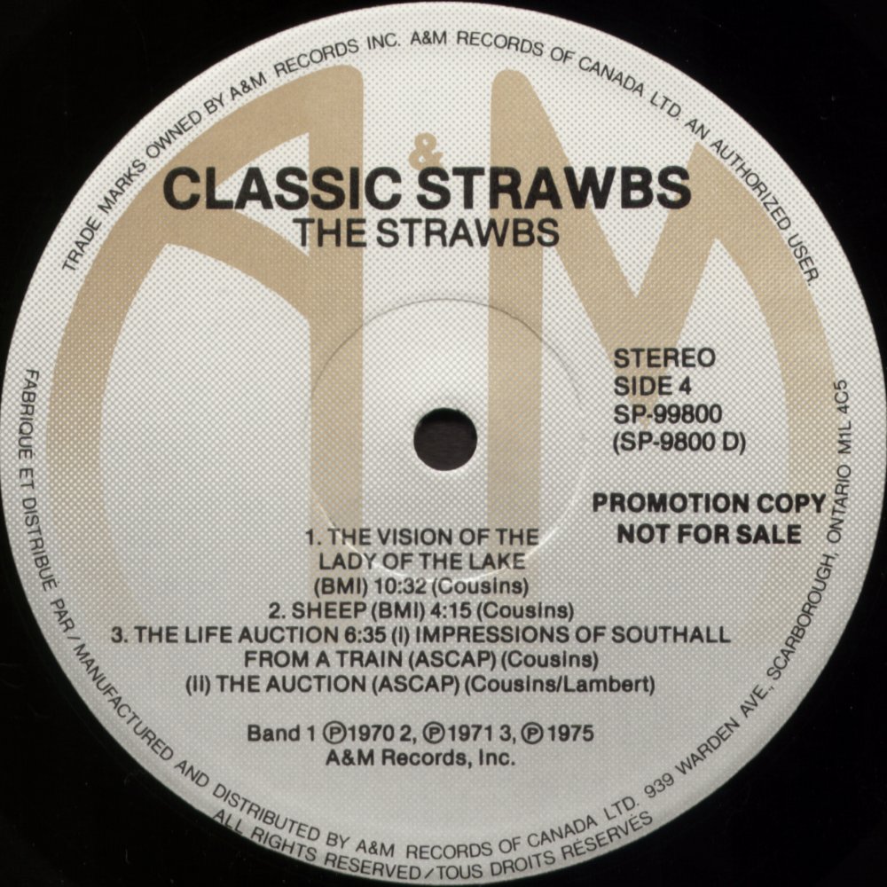 Classic Strawbs reissue side 4